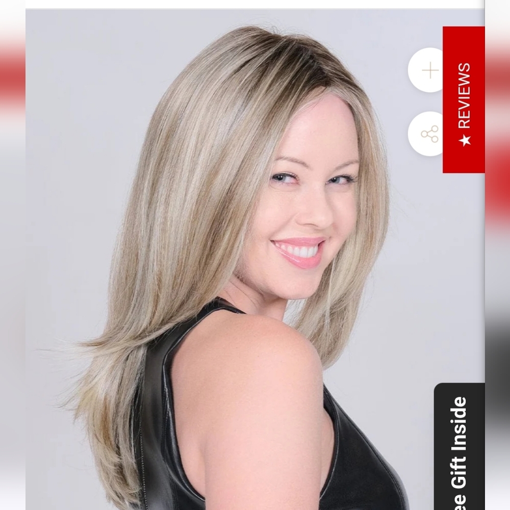 Belle Tress Dolce & Dolce 18 Wig Champagne With Apple Pie Blonde